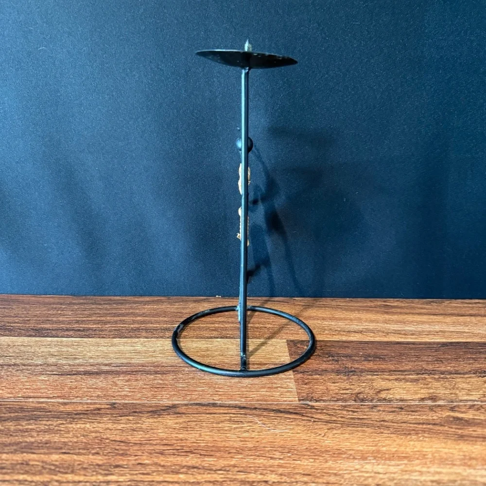 Metal Dancing Woman Candle Holder